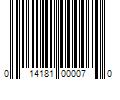 Barcode Image for UPC code 014181000070