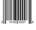 Barcode Image for UPC code 014193000075