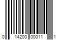 Barcode Image for UPC code 014200000111