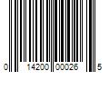 Barcode Image for UPC code 014200000265