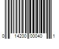 Barcode Image for UPC code 014200000401