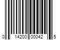 Barcode Image for UPC code 014200000425