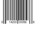 Barcode Image for UPC code 014200000586