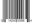 Barcode Image for UPC code 014200000654