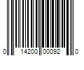 Barcode Image for UPC code 014200000920