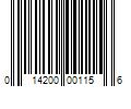 Barcode Image for UPC code 014200001156