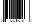 Barcode Image for UPC code 014200001378