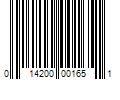 Barcode Image for UPC code 014200001651