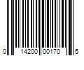 Barcode Image for UPC code 014200001705