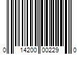 Barcode Image for UPC code 014200002290