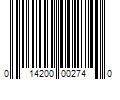 Barcode Image for UPC code 014200002740