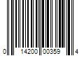 Barcode Image for UPC code 014200003594