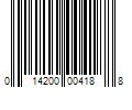 Barcode Image for UPC code 014200004188