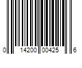 Barcode Image for UPC code 014200004256