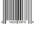 Barcode Image for UPC code 014200006786