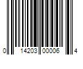 Barcode Image for UPC code 014203000064