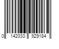 Barcode Image for UPC code 0142033929184