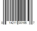 Barcode Image for UPC code 014211001657