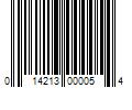 Barcode Image for UPC code 014213000054