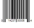 Barcode Image for UPC code 014237000054