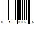 Barcode Image for UPC code 014240000065