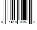 Barcode Image for UPC code 014260000069