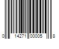 Barcode Image for UPC code 014271000058