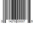 Barcode Image for UPC code 014278000075