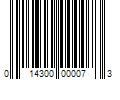 Barcode Image for UPC code 014300000073