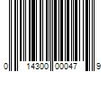 Barcode Image for UPC code 014300000479