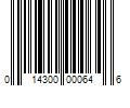 Barcode Image for UPC code 014300000646