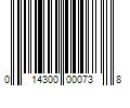 Barcode Image for UPC code 014300000738