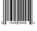 Barcode Image for UPC code 014305000054