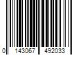 Barcode Image for UPC code 0143067492033