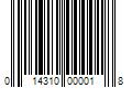 Barcode Image for UPC code 014310000018