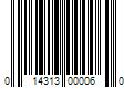 Barcode Image for UPC code 014313000060