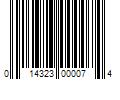 Barcode Image for UPC code 014323000074