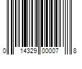 Barcode Image for UPC code 014329000078