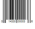 Barcode Image for UPC code 014330000036