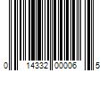 Barcode Image for UPC code 014332000065