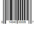 Barcode Image for UPC code 014340000057