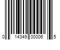 Barcode Image for UPC code 014349000065