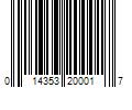 Barcode Image for UPC code 014353200017