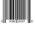 Barcode Image for UPC code 014360000075