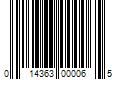 Barcode Image for UPC code 014363000065