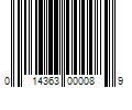 Barcode Image for UPC code 014363000089