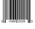 Barcode Image for UPC code 014366000055