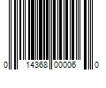 Barcode Image for UPC code 014368000060