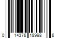 Barcode Image for UPC code 014376189986