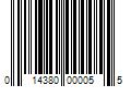 Barcode Image for UPC code 014380000055